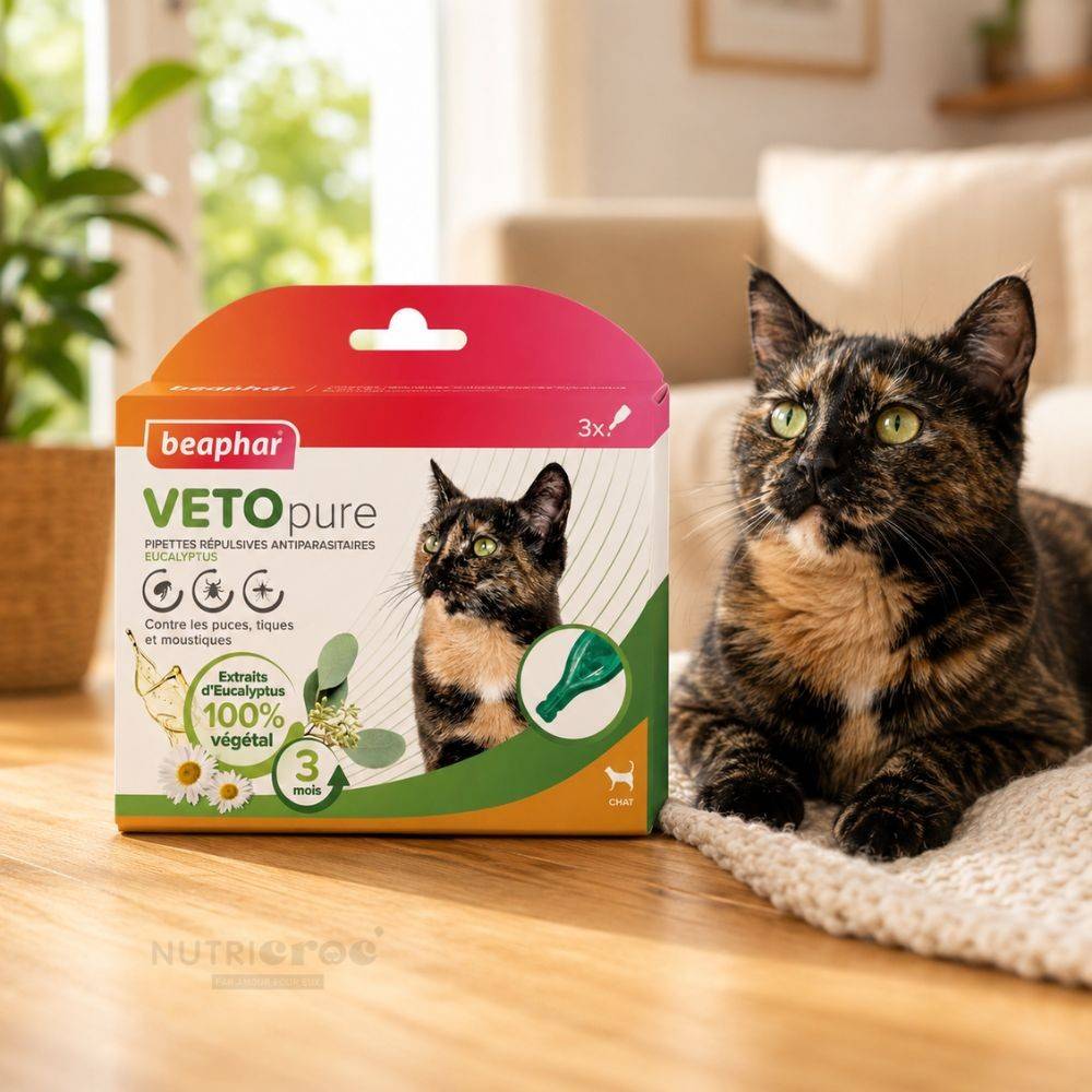 Pipettes insectifuges VETOpure Beaphar : Chat BEAPHAR - Imagen 2