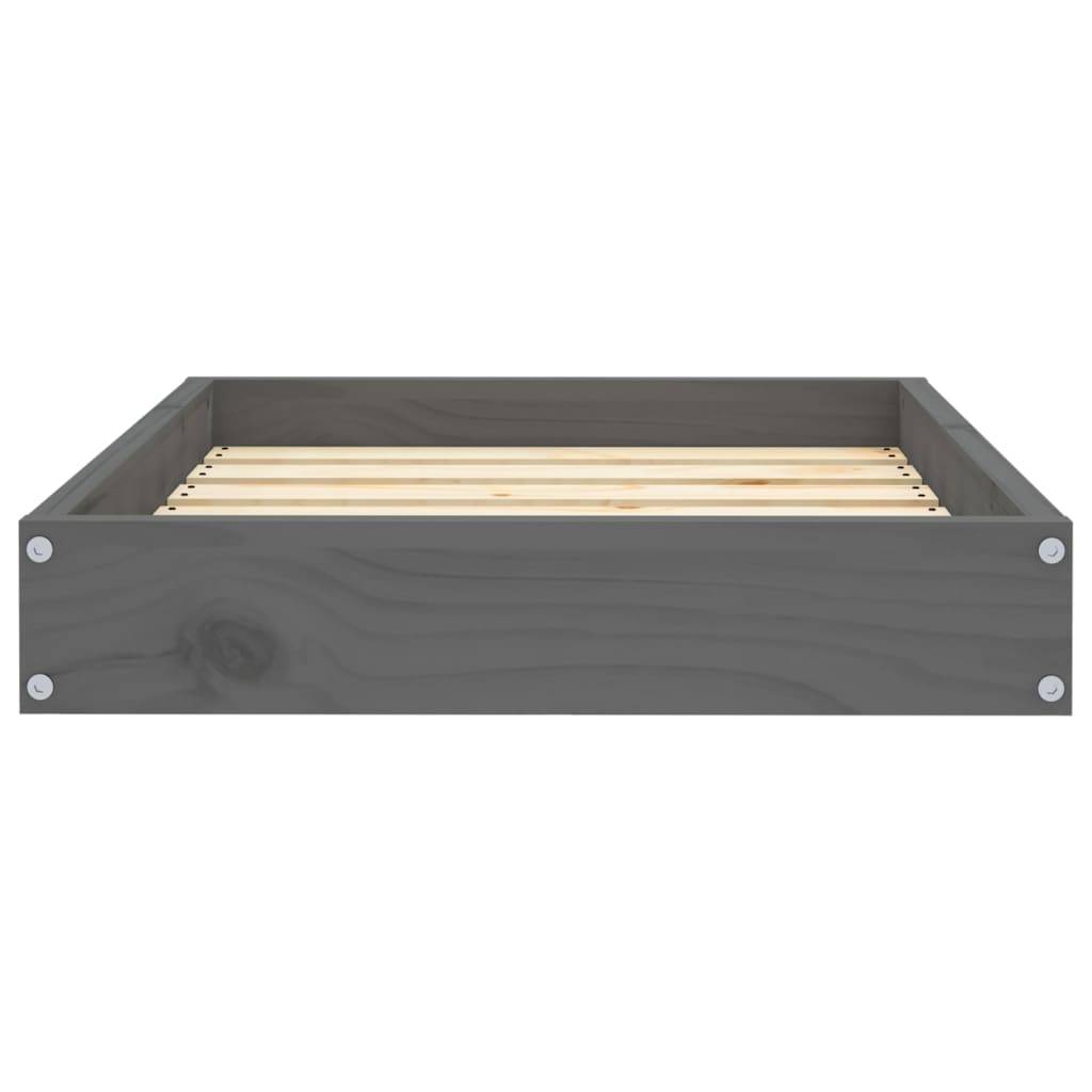 Vidaxl - Lit pour chien Gris 61,5x49x9 cm Bois de pin solide vidaXL 820853 - Imagen 5