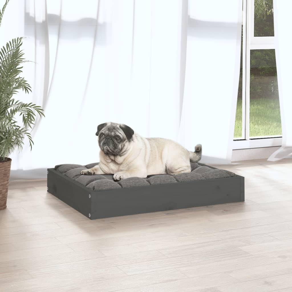 Vidaxl - Lit pour chien Gris 61,5x49x9 cm Bois de pin solide vidaXL 820853 - Imagen 6