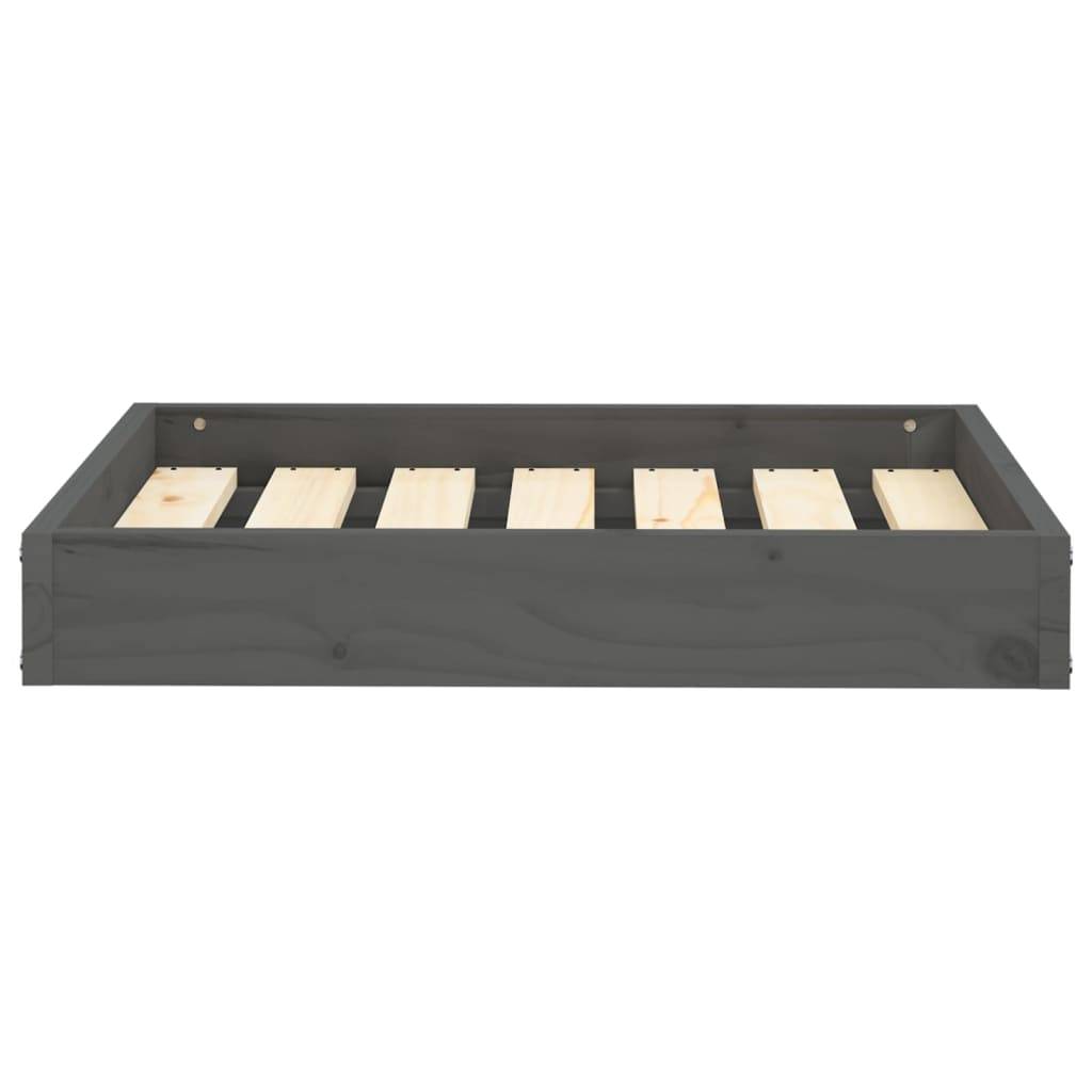 Vidaxl - Lit pour chien Gris 61,5x49x9 cm Bois de pin solide vidaXL 820853 - Imagen 4