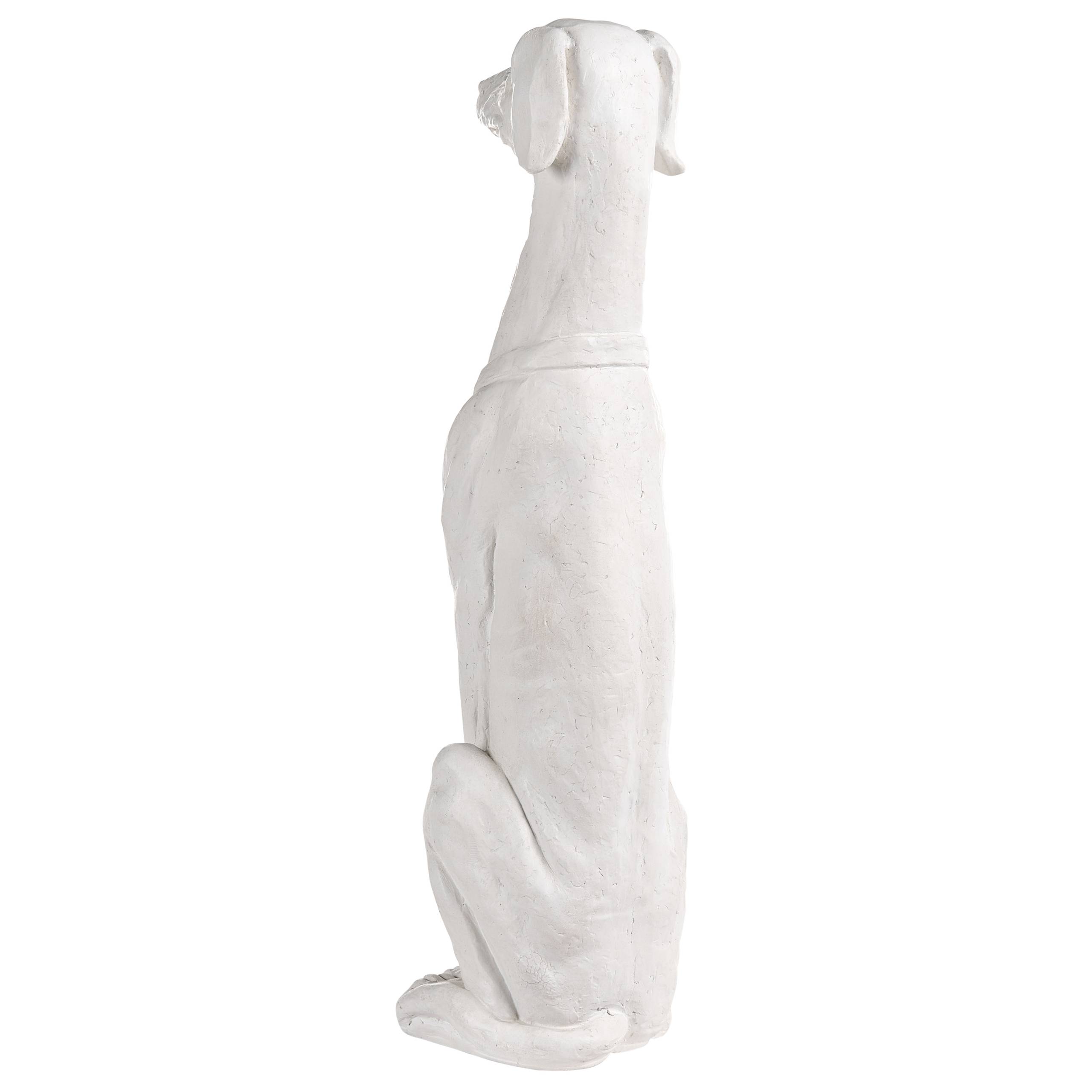 Beliani - Statue de jardin Oxyde de magnésium Blanc CHART - 21x19x83- Beliani - Image 5