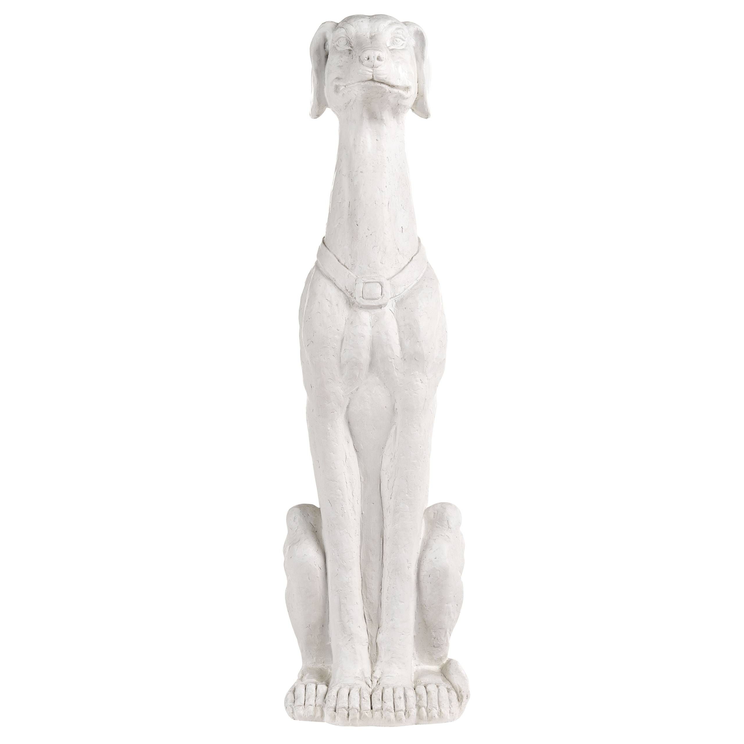 Beliani - Statue de jardin Oxyde de magnésium Blanc CHART - 21x19x83- Beliani - Image 4