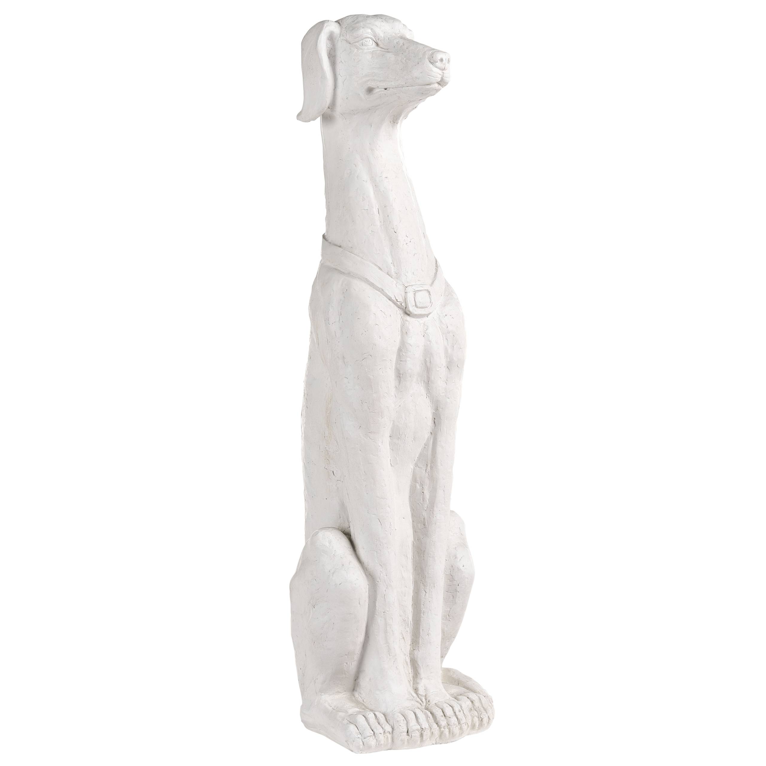 Beliani - Statue de jardin Oxyde de magnésium Blanc CHART - 21x19x83- Beliani - Image 2