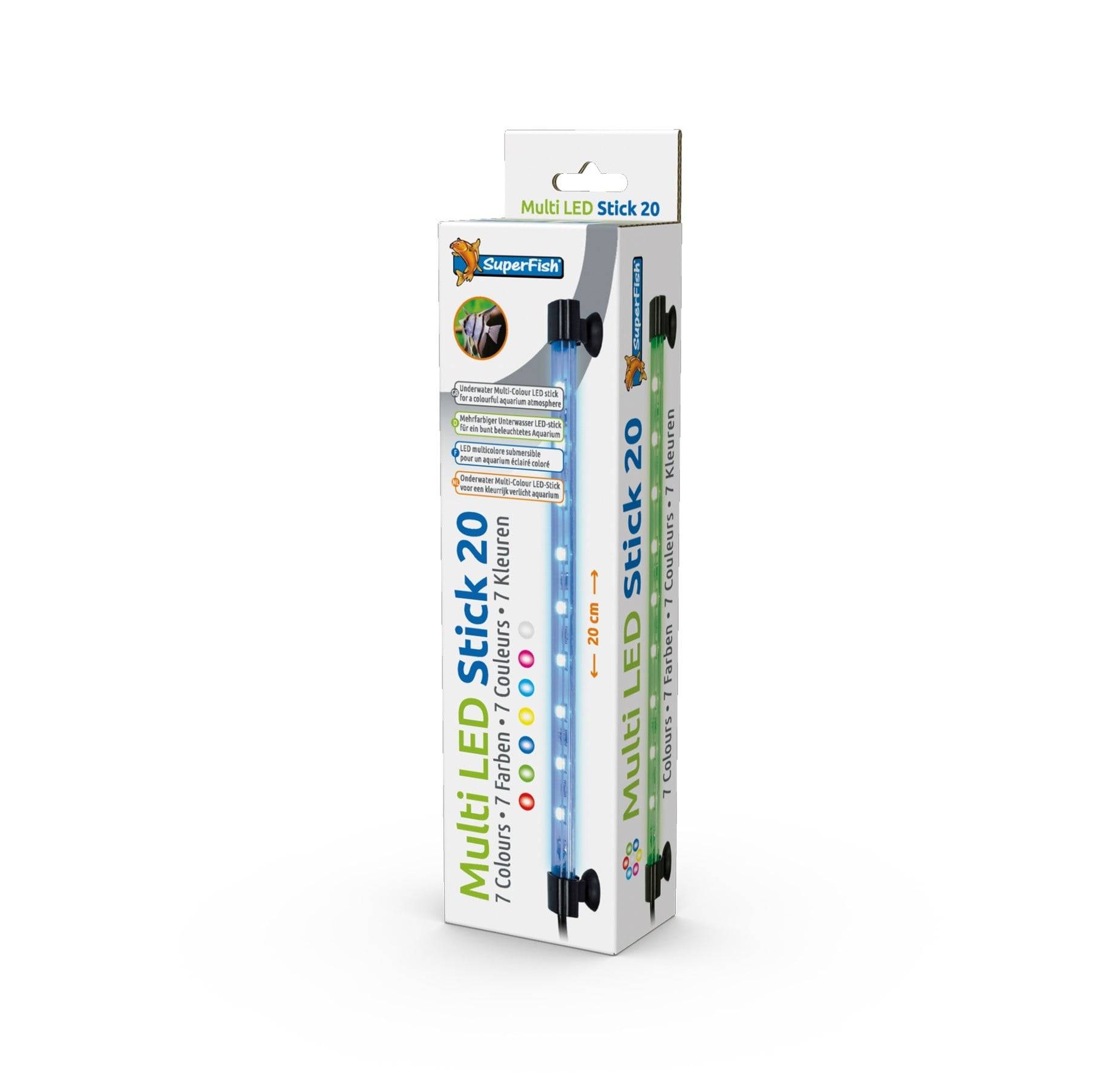 Superfish - Barre LED Multi Stick 20 cm 7 couleurs IP68 - SUPERFISH