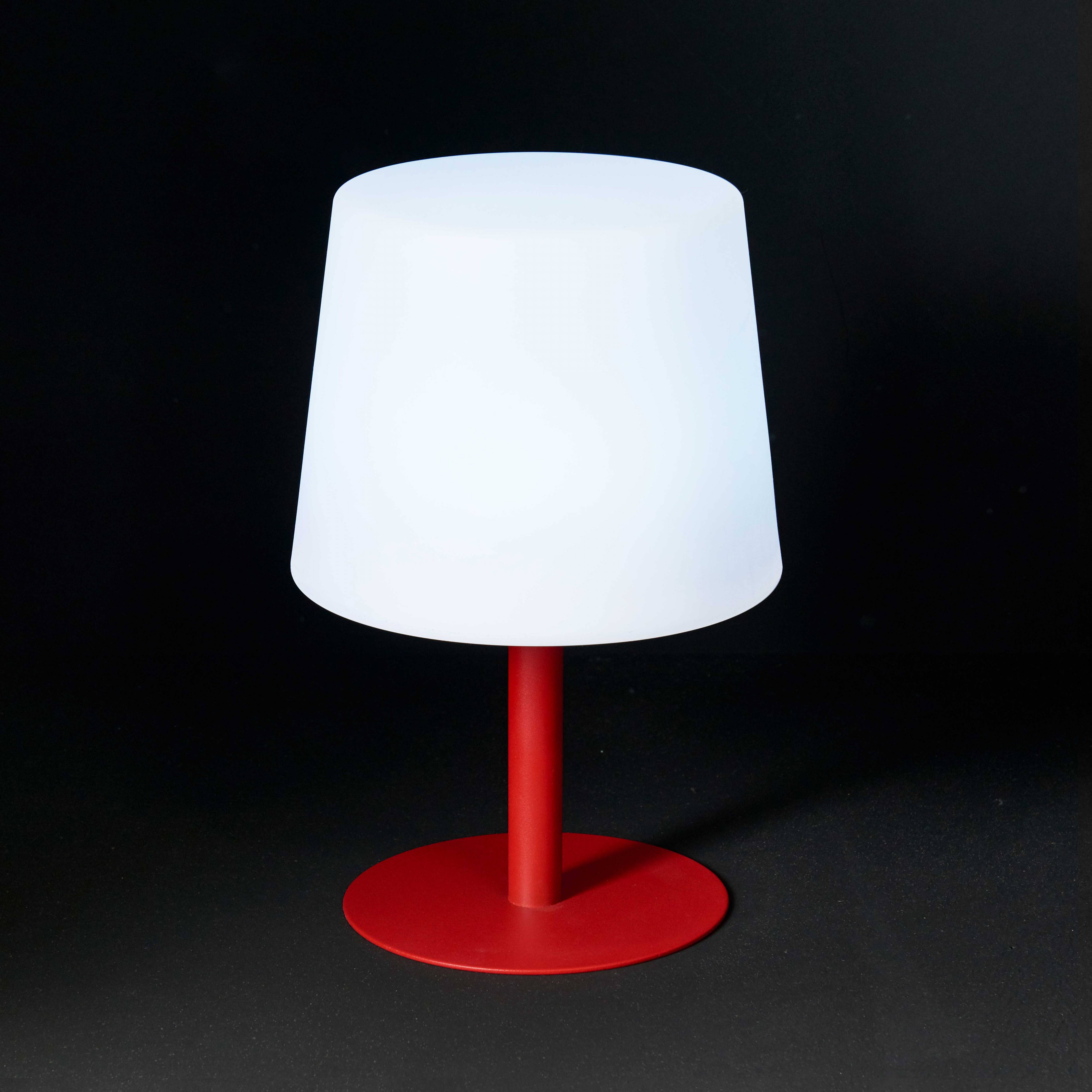Oviala - Mini lampe acier rouge Bell - Oviala - Image 6