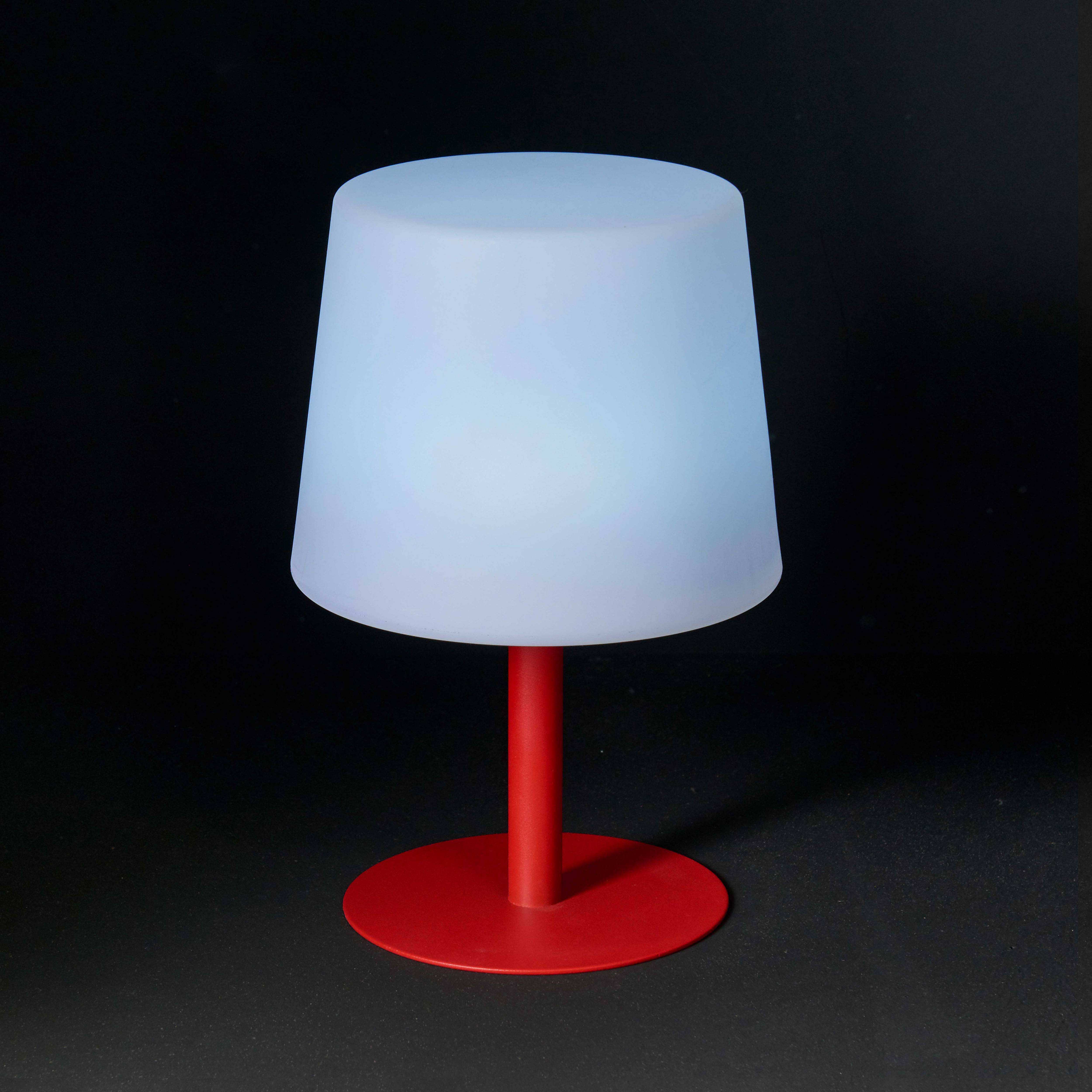 Oviala - Mini lampe acier rouge Bell - Oviala - Image 5