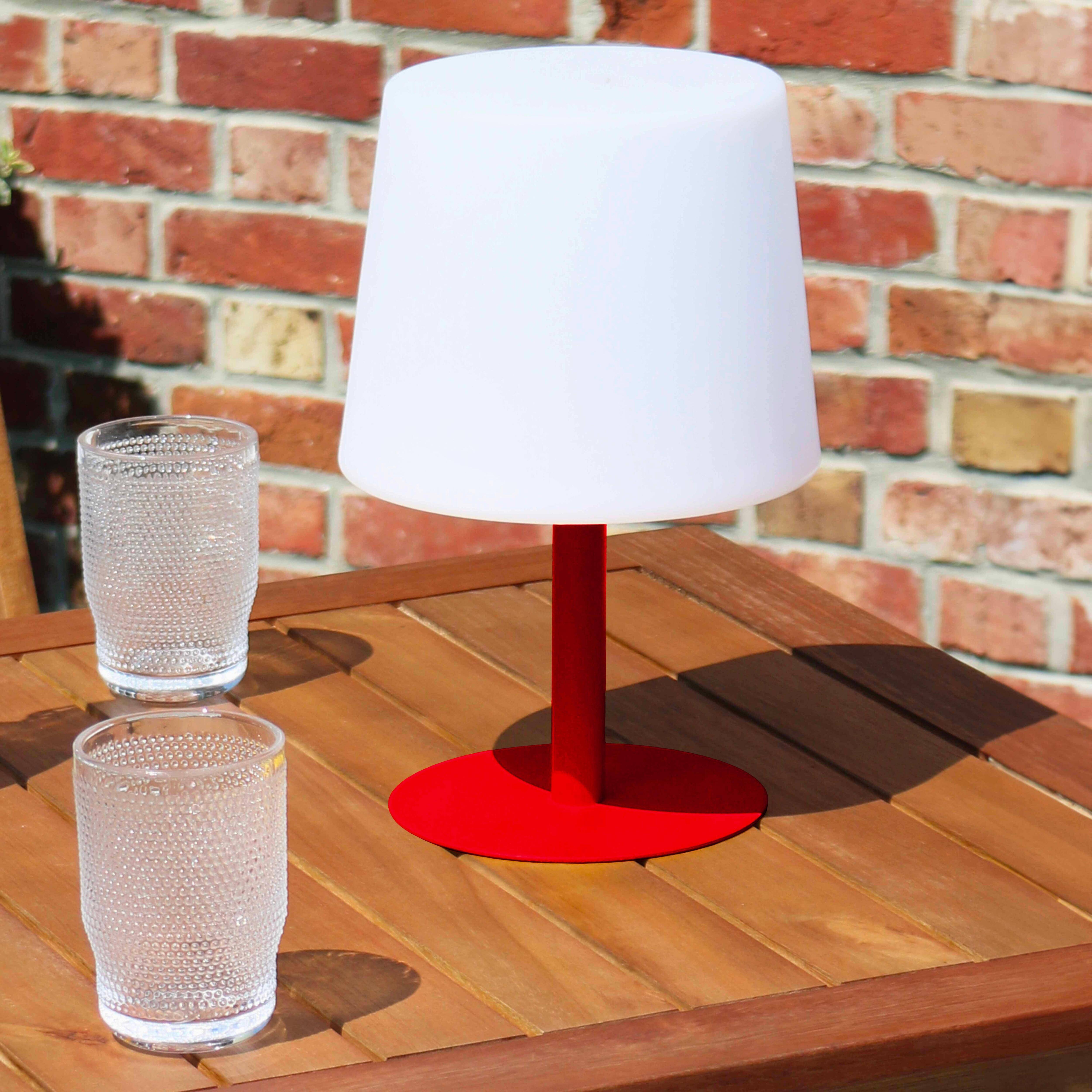 Oviala - Mini lampe acier rouge Bell - Oviala - Image 2
