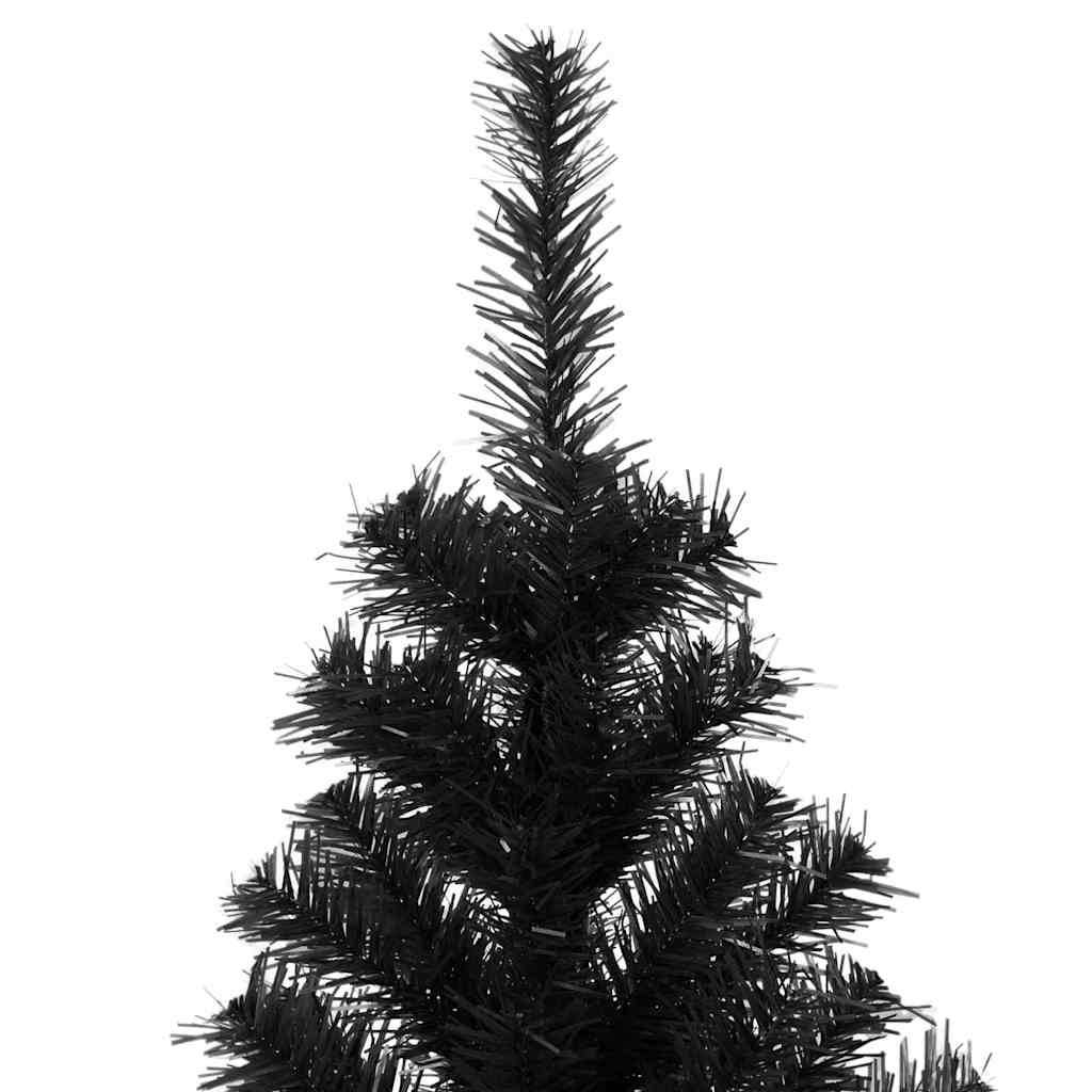 Vidaxl - Sapin de Noël Noir 210 cm PVC vidaXL 3396492 - Image 10