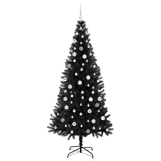 Vidaxl - Sapin de Noël Noir 210 cm PVC vidaXL 3396492 - Image 5