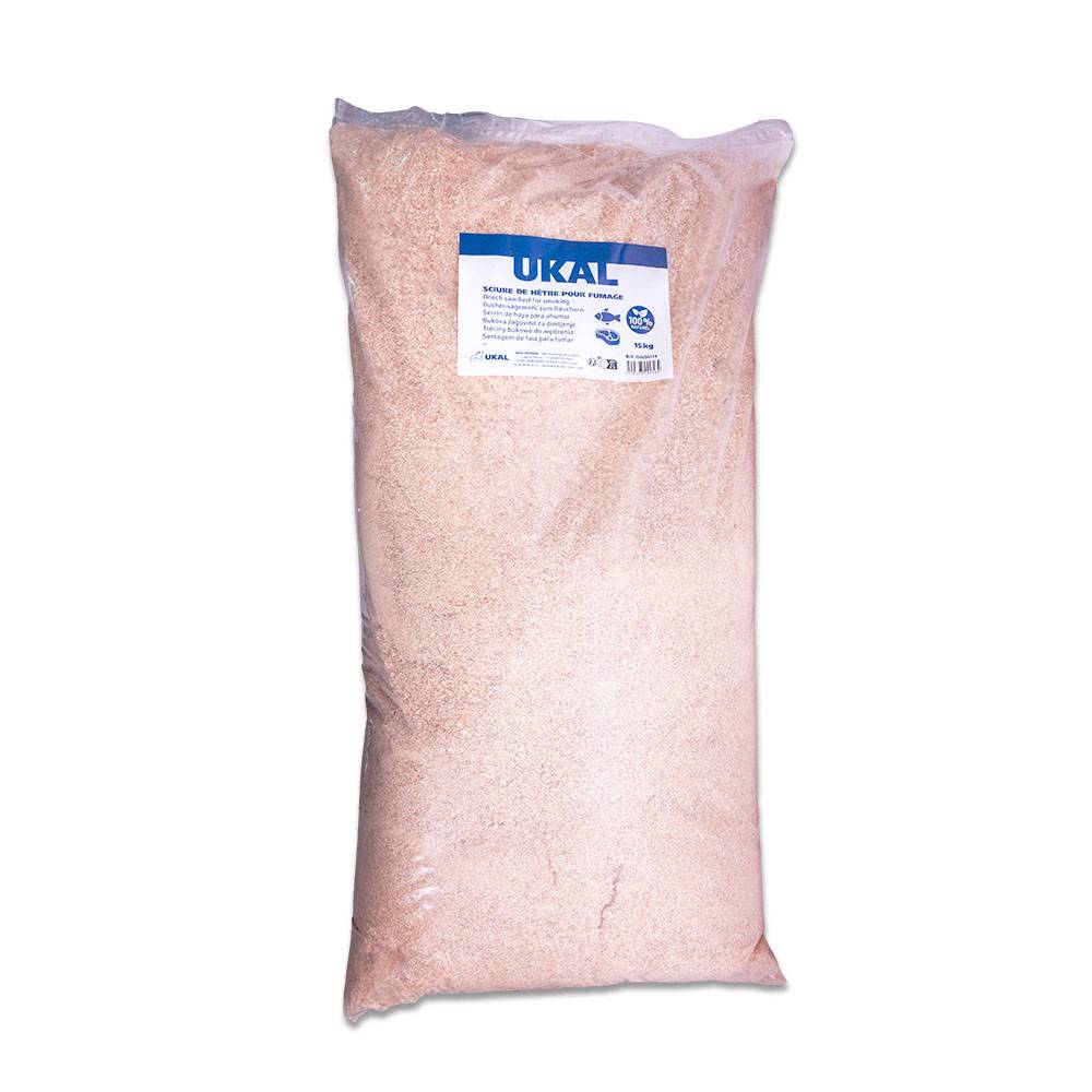 Ukal - Sciure de hêtre pour fumage 15 kg UKAL - Image 1