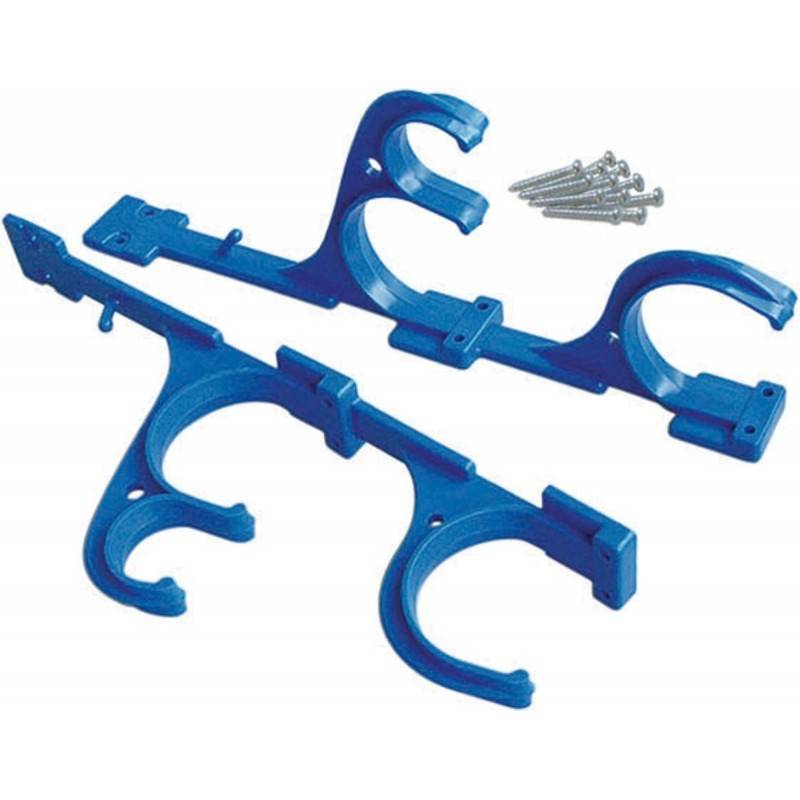 Support accessoires de piscine 3 crochets WP18 KOKIDO - la paire - KOK-400-8615 - Imagen 2