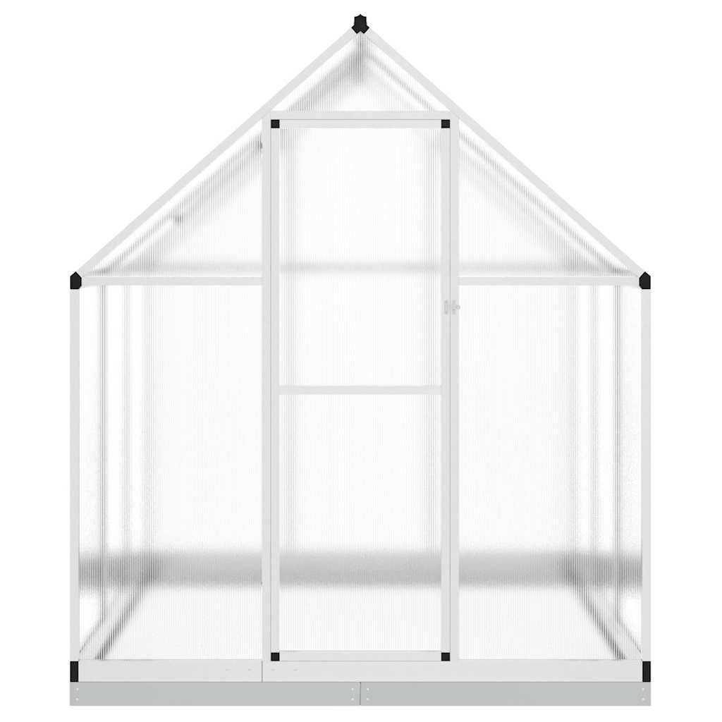 PANGIVO - Serre aluminium et polycarbonate argenté 169 x 169 x 202 cm - PANGIVO - Image 3