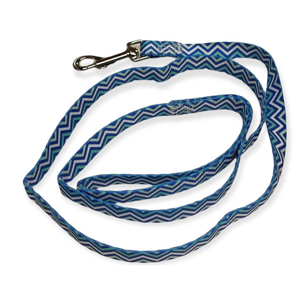 Laisse PUPPY PIXIE bleu 13 mm x 1,20 m pour chiots - Image 1