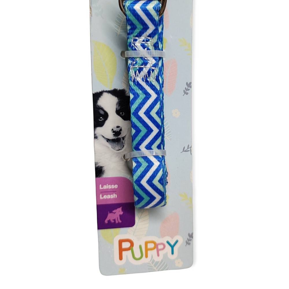 Laisse PUPPY PIXIE bleu 13 mm x 1,20 m pour chiots - Image 7