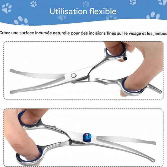 IntiMeg - Ciseaux de toilettage pour chien et chat IntiMeg - Image 2