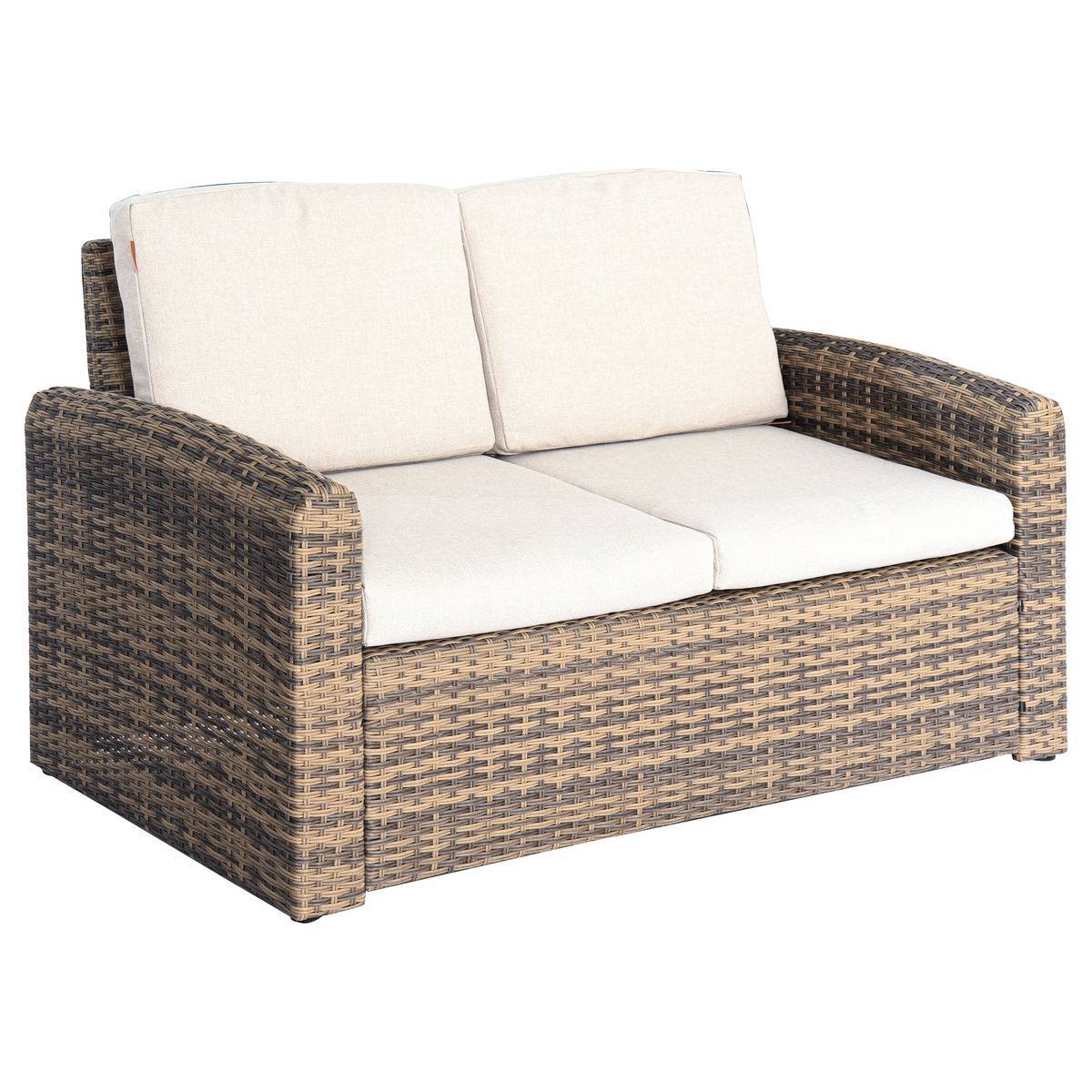 Hesperide - Canapé de jardin Selenim 2 places beige - Hespéride - Image 1