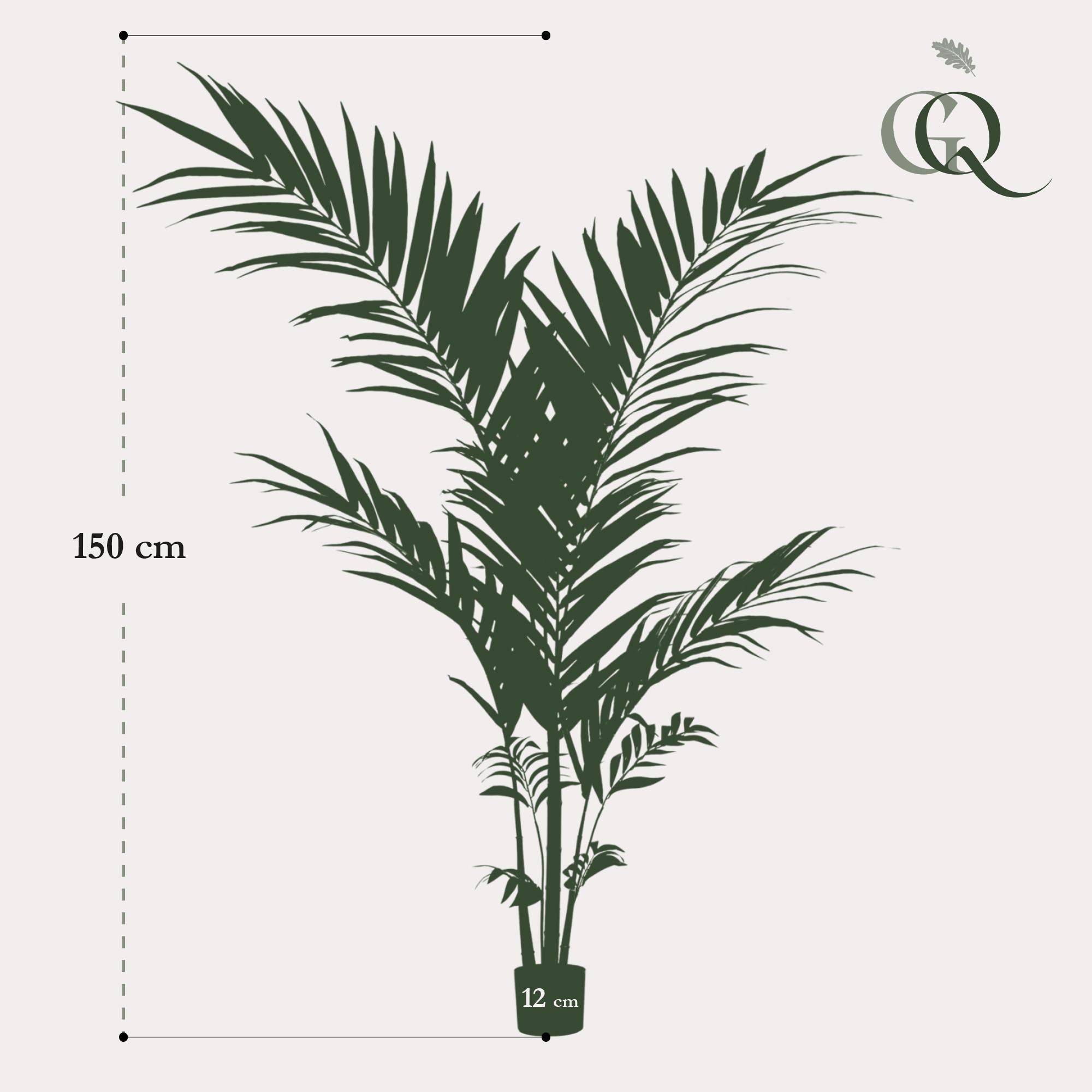 La Green Touch - Palmier Kentia plante artificielle- h150cm, Ø12cm- La Green Touch - Imagen 3