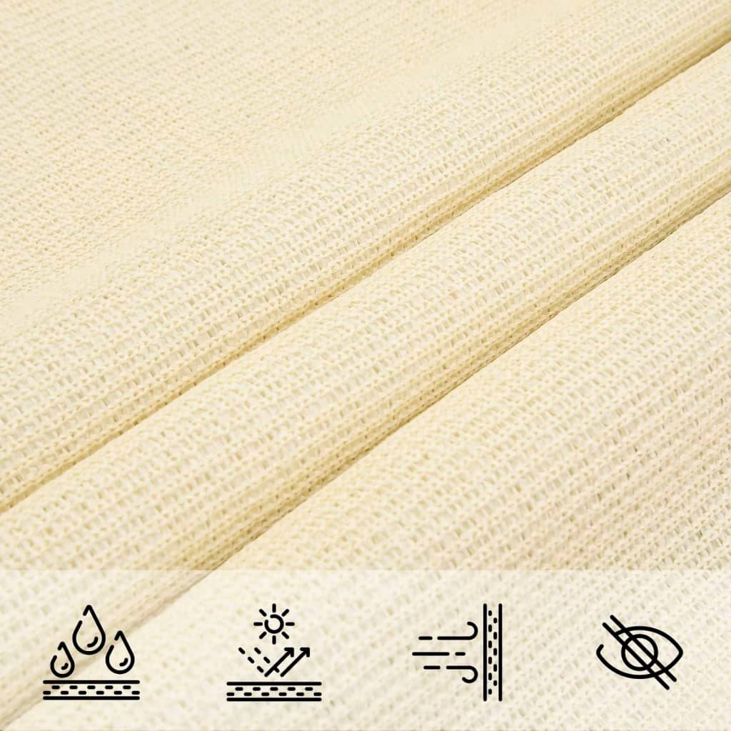 Vidaxl - Voile d'ombrage 160 g/m² Crème 3x5 m PEHD vidaXL 311184 - Imagen 6