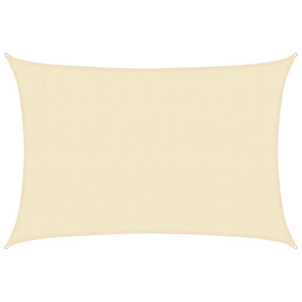 Vidaxl - Voile d'ombrage 160 g/m² Crème 3x5 m PEHD vidaXL 311184 - Imagen 2