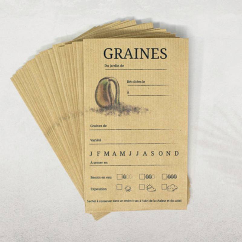 20 sachets de conservation Graines du jardin - Imagen 1