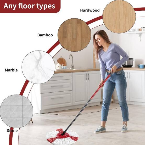 Pack de 3 Têtes de Mop de Remplacement Compatible avec Vileda, Têtes de Mop en Microfibre pour Vileda Easy - IntiMeg - Image 5