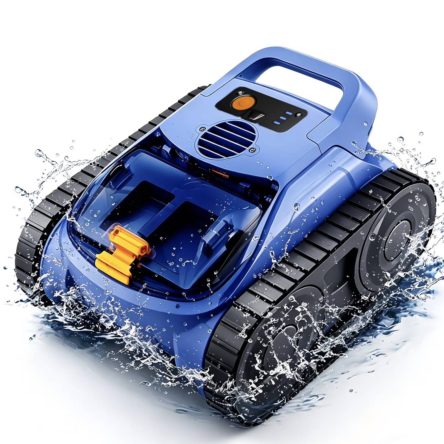 Robot nettoyeur automatique sans fil SEAUTO SAT20PRO, navigation intelligente, haute aspiration, longue autonomie pour piscine jusqu'à 200m² - Image 2