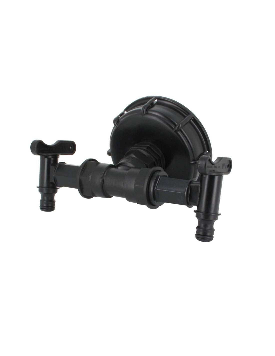 Raccord cuve eau S100X8 - 2 Robinets avec Nez (type Gardena) - Imagen 1