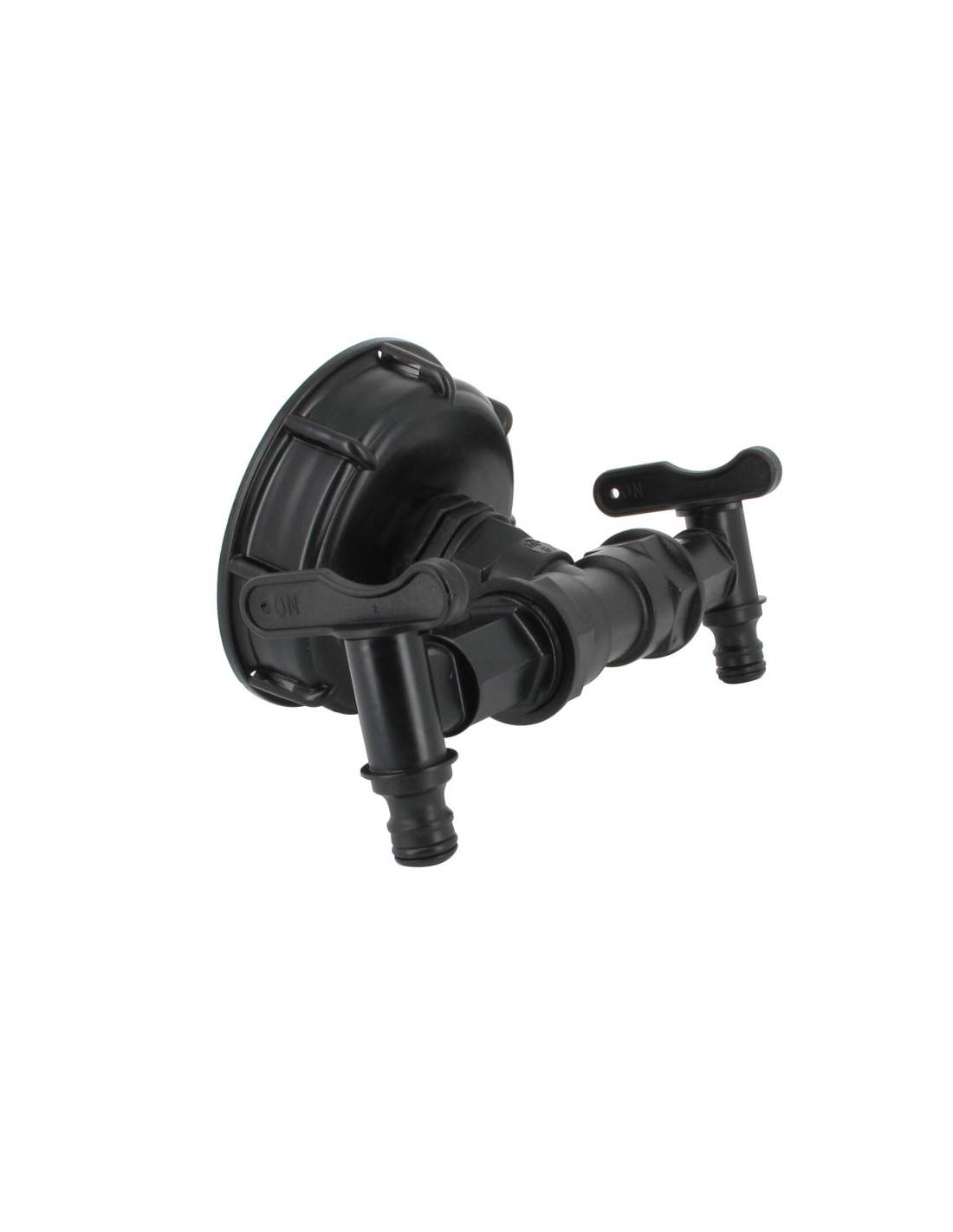 Raccord cuve eau S100X8 - 2 Robinets avec Nez (type Gardena) - Imagen 3