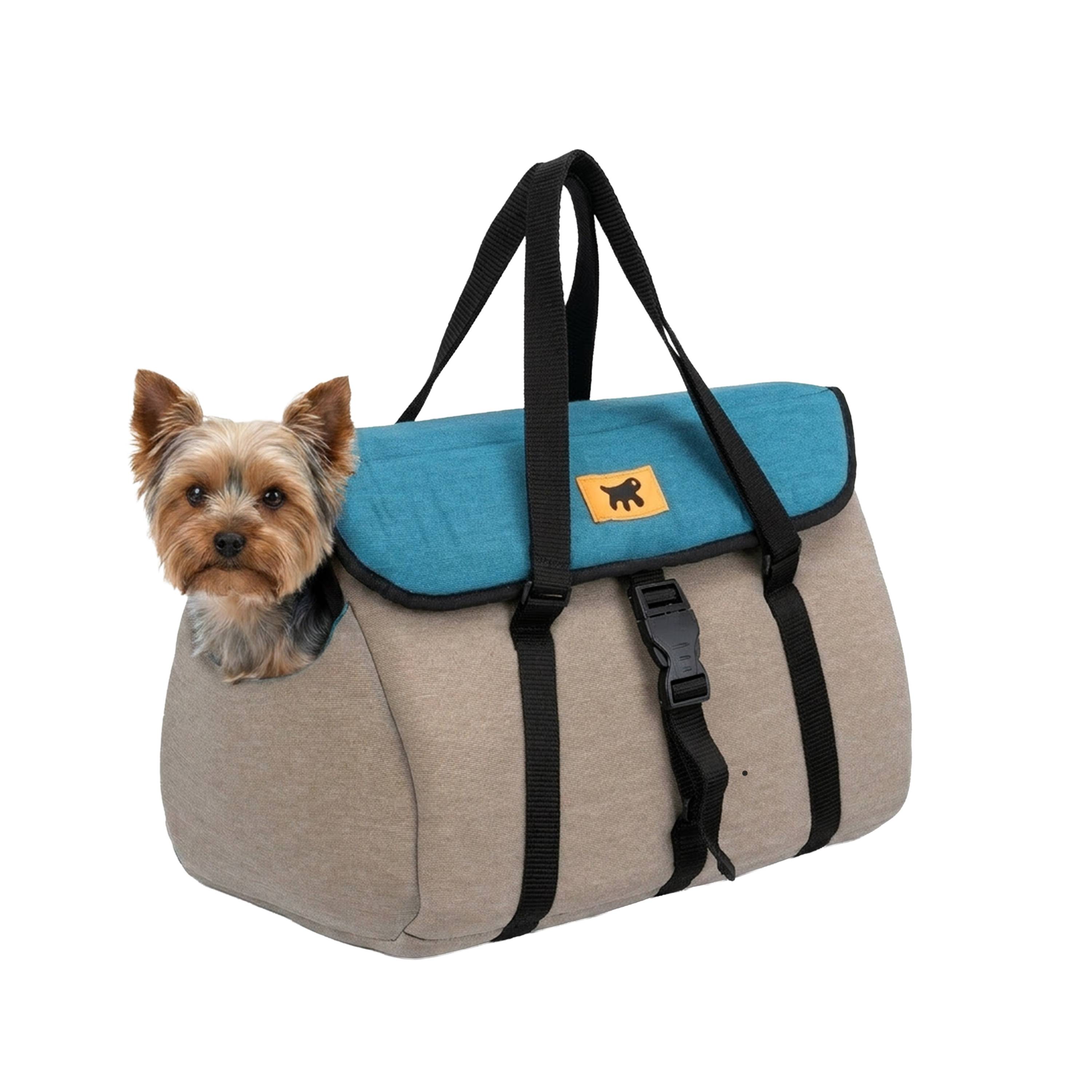 Ferplast - Ferplast Sac de Trasport pour Chat MILU', Caisse de Transport Chat, Sac de Transport Chien, Bandoulière réglable, Sangle de sécurité, jusqu'à 8 Kg, 42 - Imagen 4