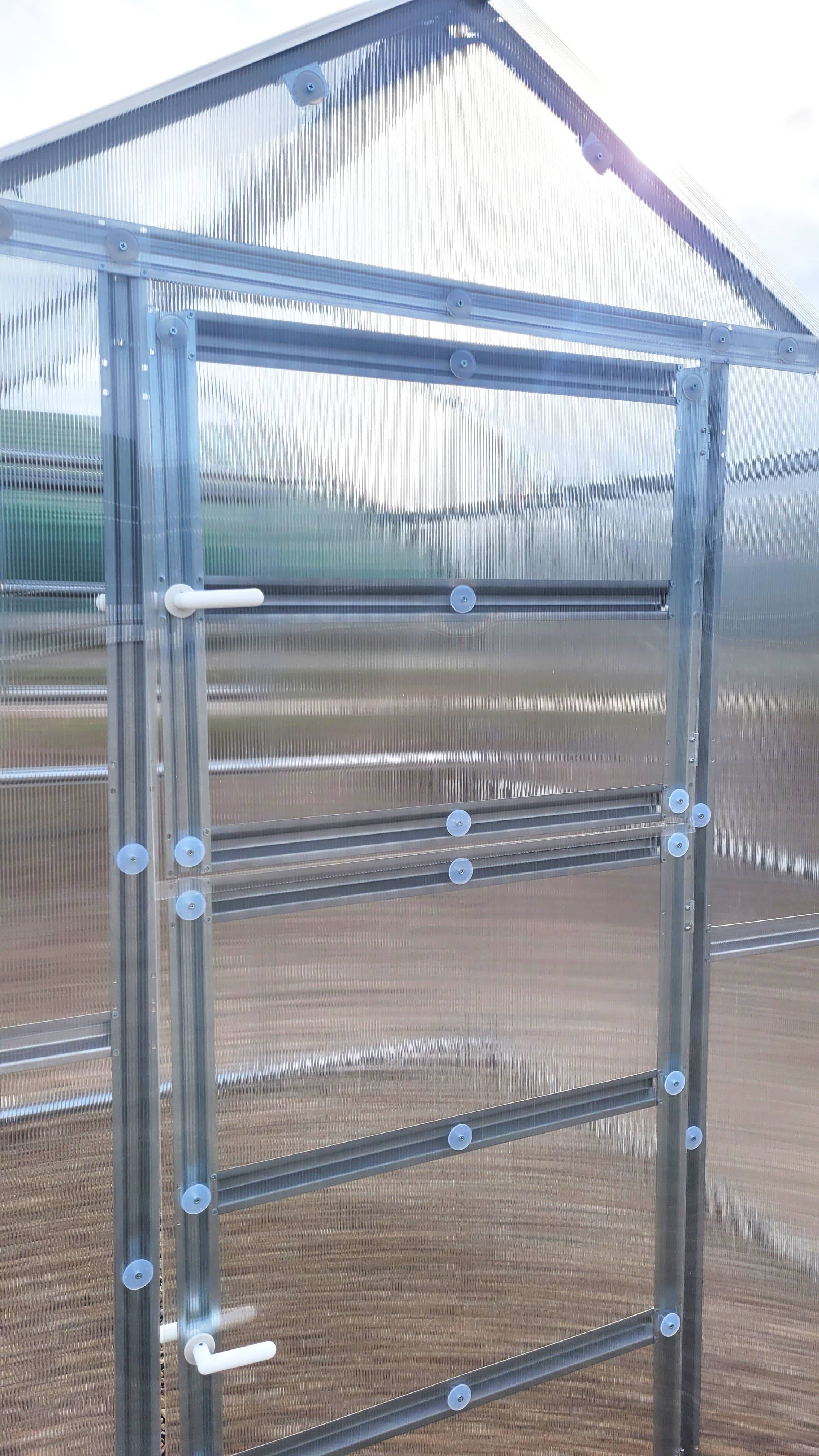 KLASIKA GREENHOUSES - Serre KLASIKA*DROP 20m2, 2,5m x 8m, 6 mm avec revêtement en polycarbonate - Image 7