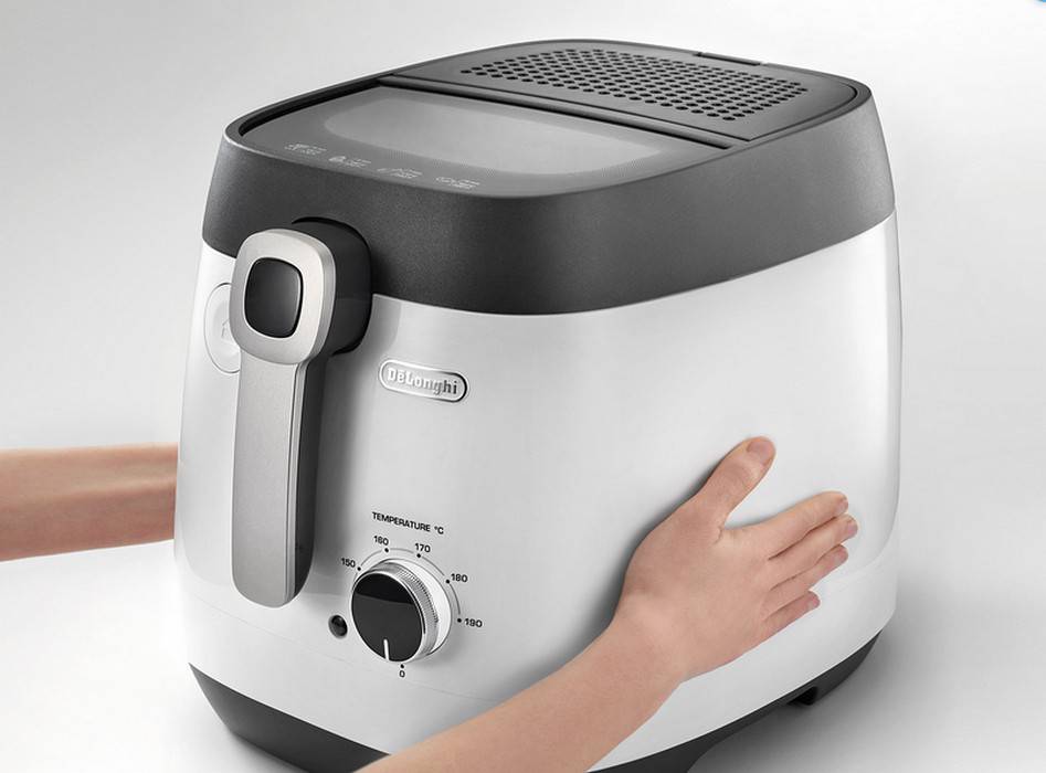 Friteuse 3l 1700w blanc/gris FS8065 Delonghi - Image 3