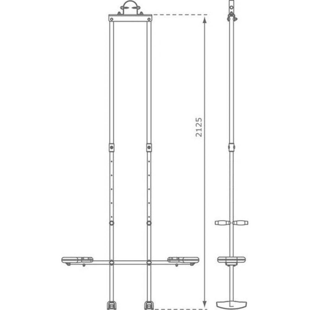 Kbt - Balançoire double hauteur réglable en métal  Flex - Imagen 4