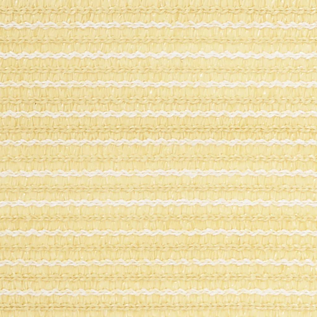 Helloshop26 - Écran de balcon brise pare vue protection confidentialité 90 x 500 cm PEHD beige - Imagen 2