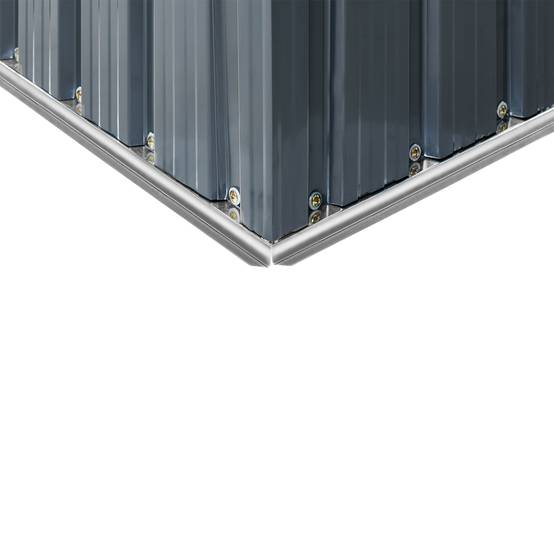 Beliani - Abri de jardin Acier Gris graphite ACILIA - 174x110x174- Beliani - Image 9