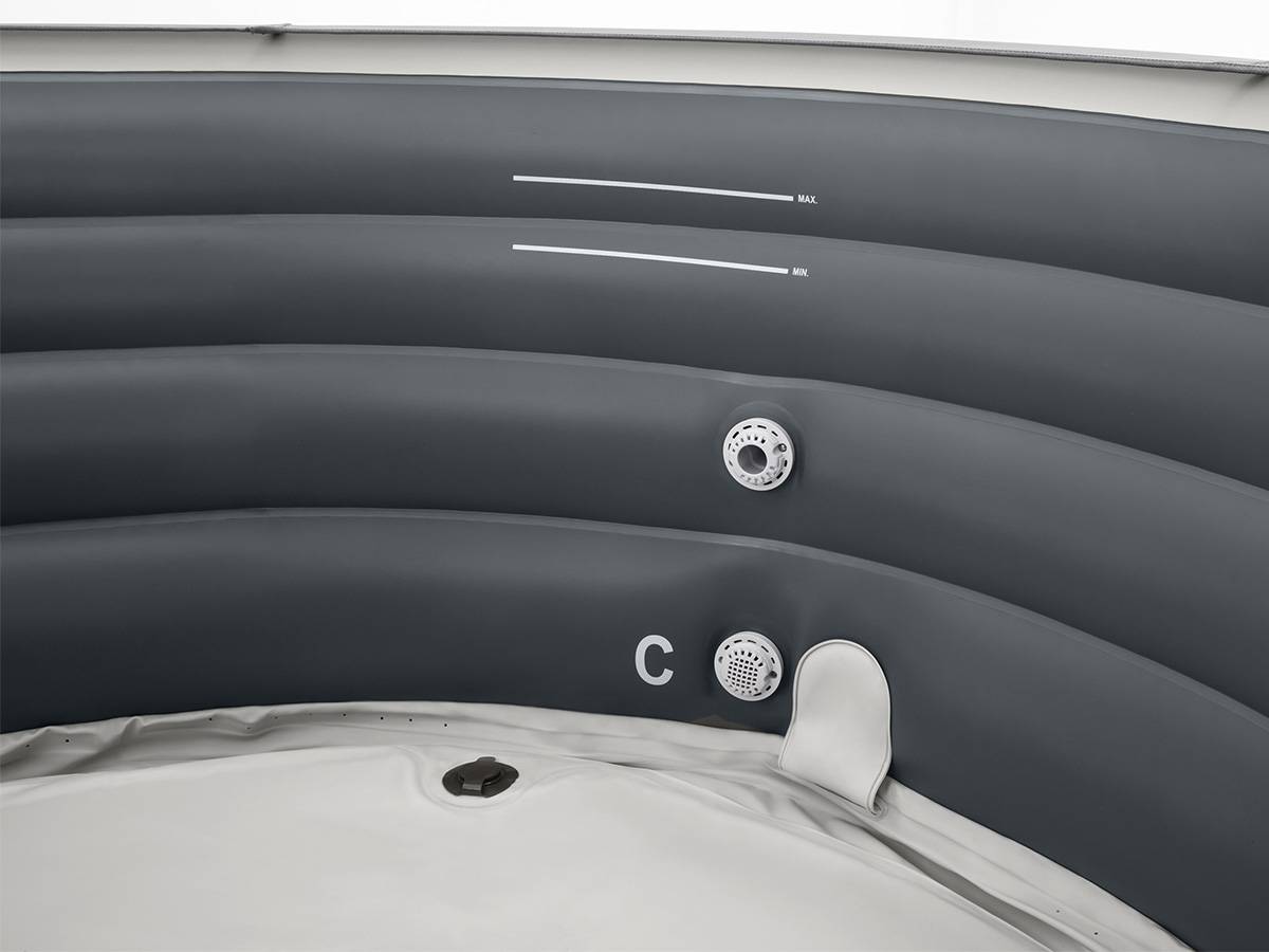 Kit spa gonflable Intex PureSpa Access rond Bulles 4 places + Kit d'entretien + Porte-verre - Imagen 5