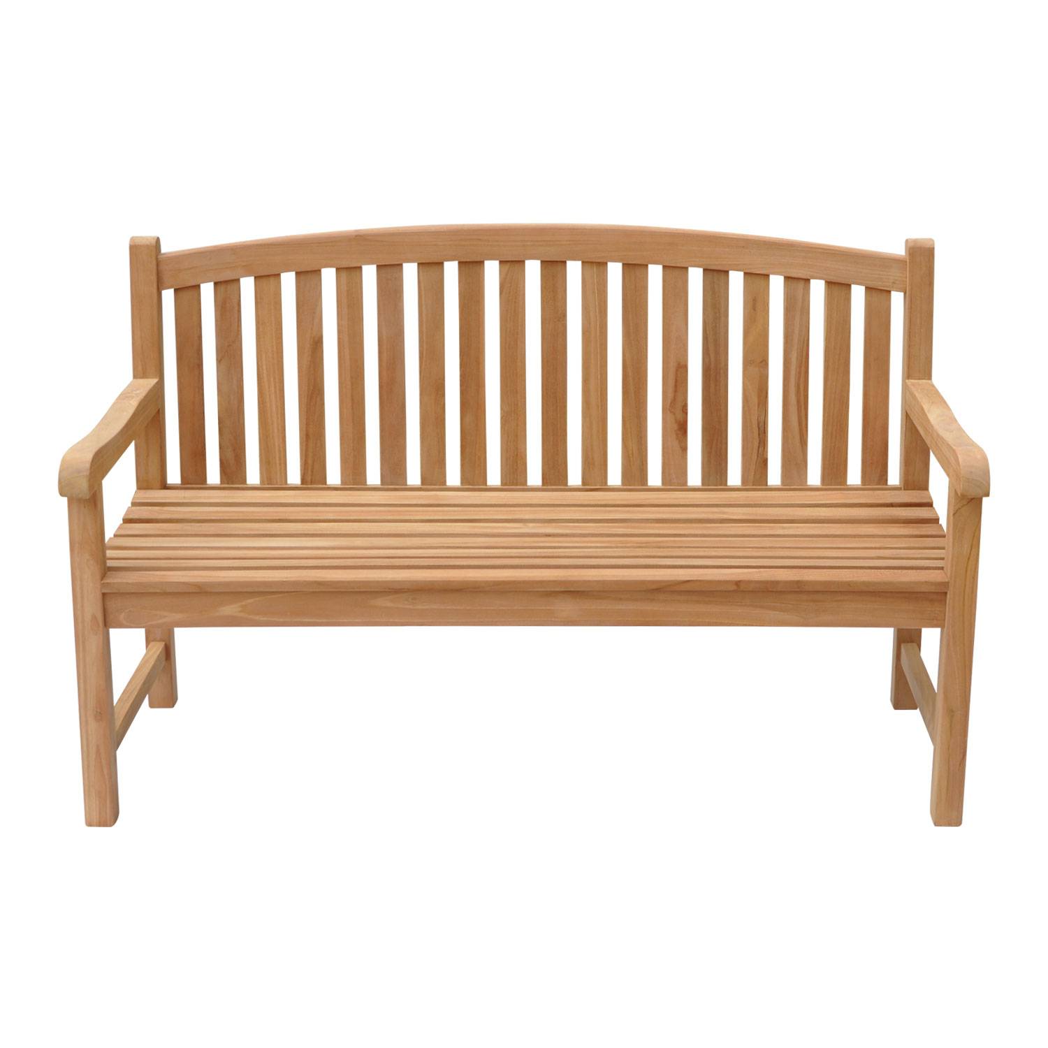Happy Garden - Banc de jardin en teck massif LOMBOK - HAPPY GARDEN - Imagen 2