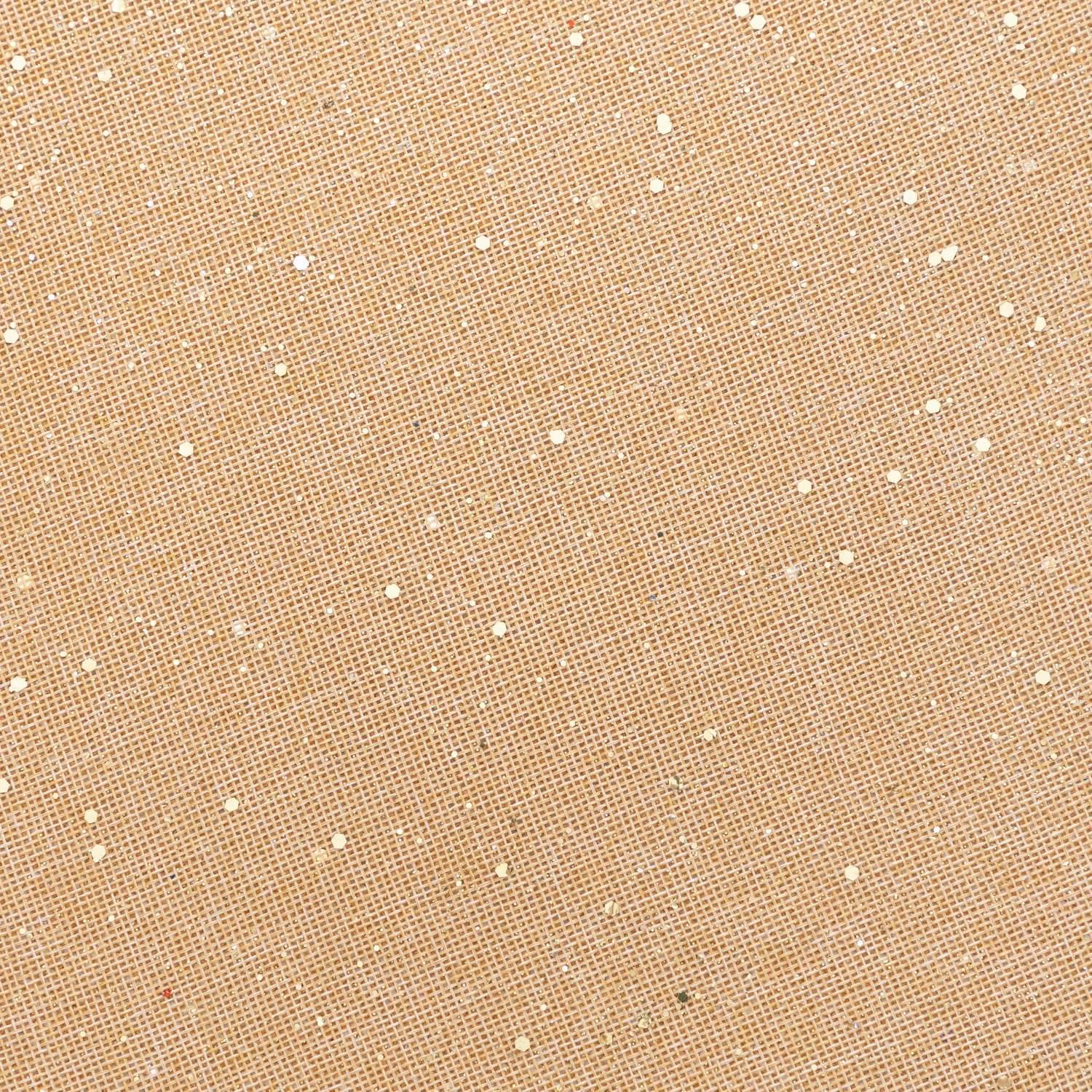 Atmosphera - Set de table de Noël rond en jute - Diam. 38 cm - Or - Atmosphera - Imagen 2