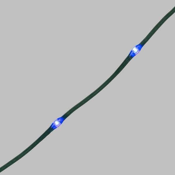 Lotti - Guirlande lumineuse gouttes 30m 400 LED haute luminosité bleu 8 modes lumière câble vert IP44 Lotti - Imagen 5