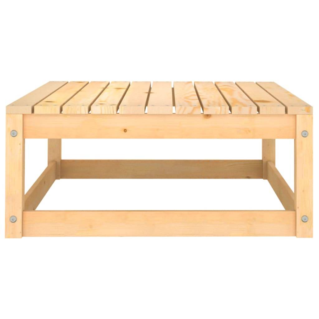 Helloshop26 - Salon de jardin meuble d'extérieur ensemble de mobilier 10 pièces bois de pin massif - Imagen 7