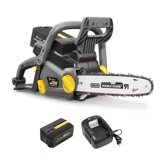 Gt Elec - Tronçonneuse sans fil à batterie, 40 V, guide 12 pouces, GT ELEC + batterie 2 Ah + chargeur - GT ELEC - Image 1