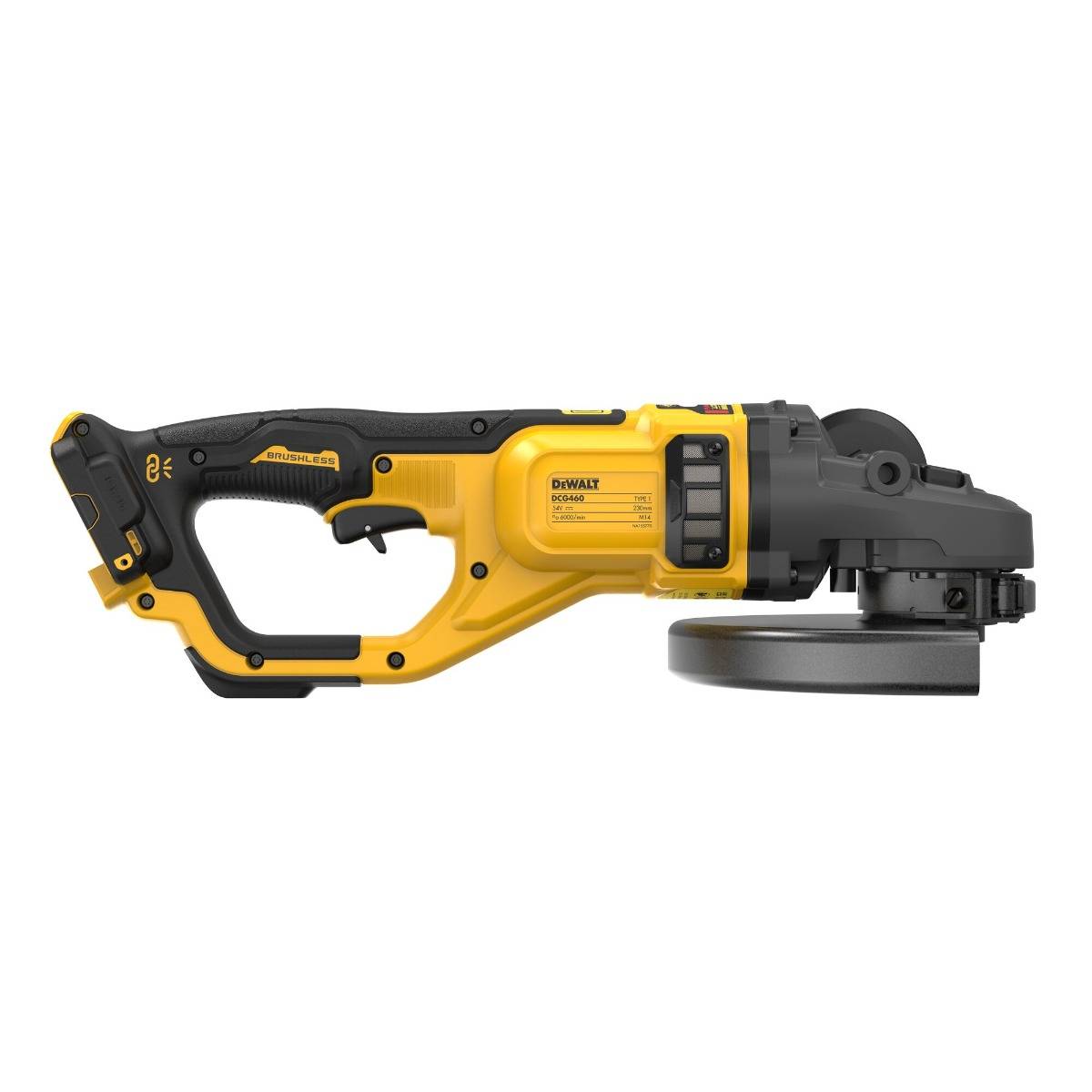 Dewalt - Meuleuse 230 mm DEWALT XR FLEXVOLT 54V 3Ah Li-Ion Brushless - Sans batterie, ni chargeur - DCG460NK-XJ - Imagen 4
