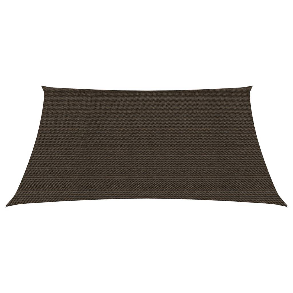 Helloshop26 - Voile d'ombrage 160 g/m² marron 2 x 2,5 m PEHD - Imagen 2
