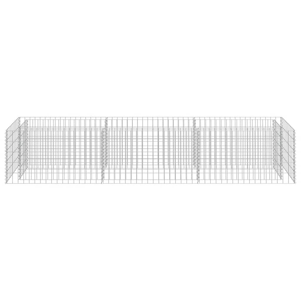 Vidaxl - Lit surélevé à gabion Acier galvanisé 270x50x50 cm vidaXL 143563 - Image 6