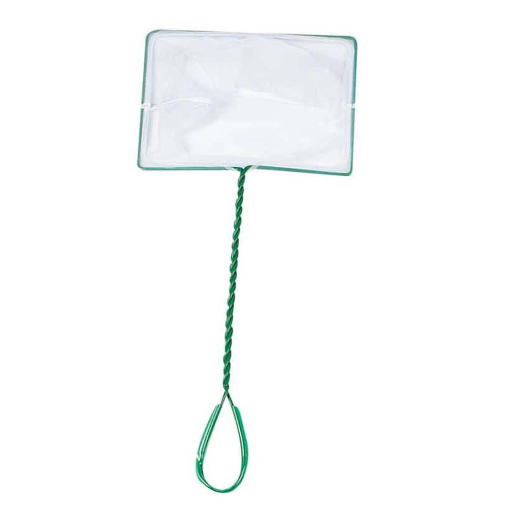 Epuisette XL 20 cm x 14 cm x 46 cm filet fin aquarium - Image 2