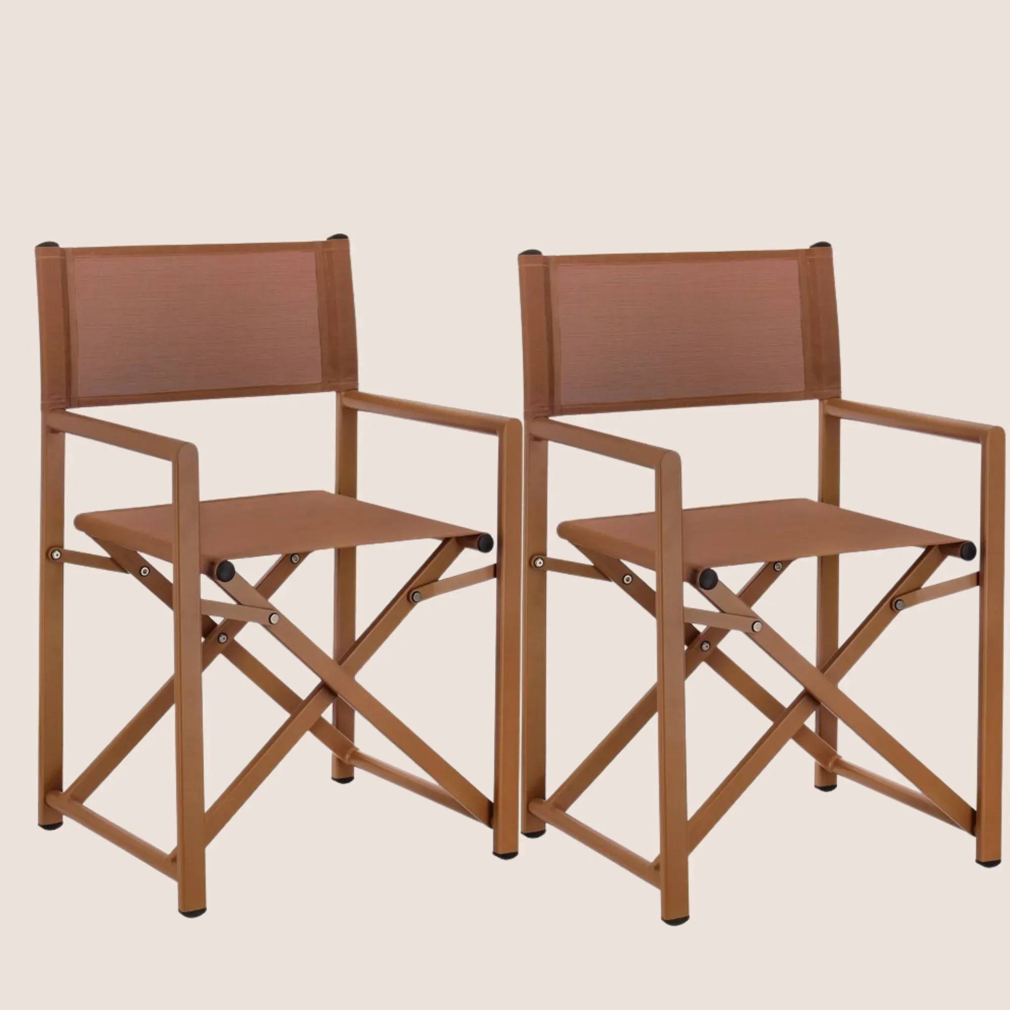 Autre - Chaises de metteur en scène pliables d'extérieur (lot de 2) - CABOURG - Imagen 2