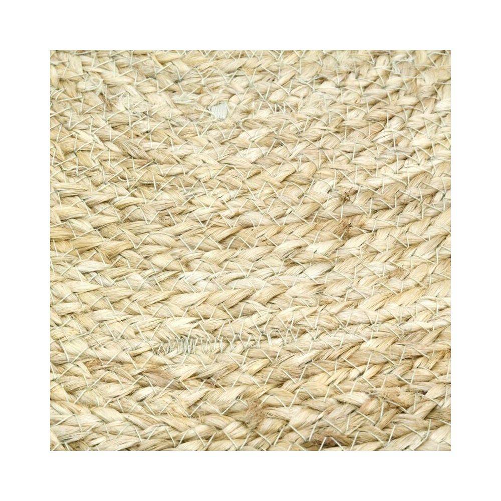Aubry Gaspard - Tapis rond en jute naturel tressé Ø 120 cm - Imagen 2