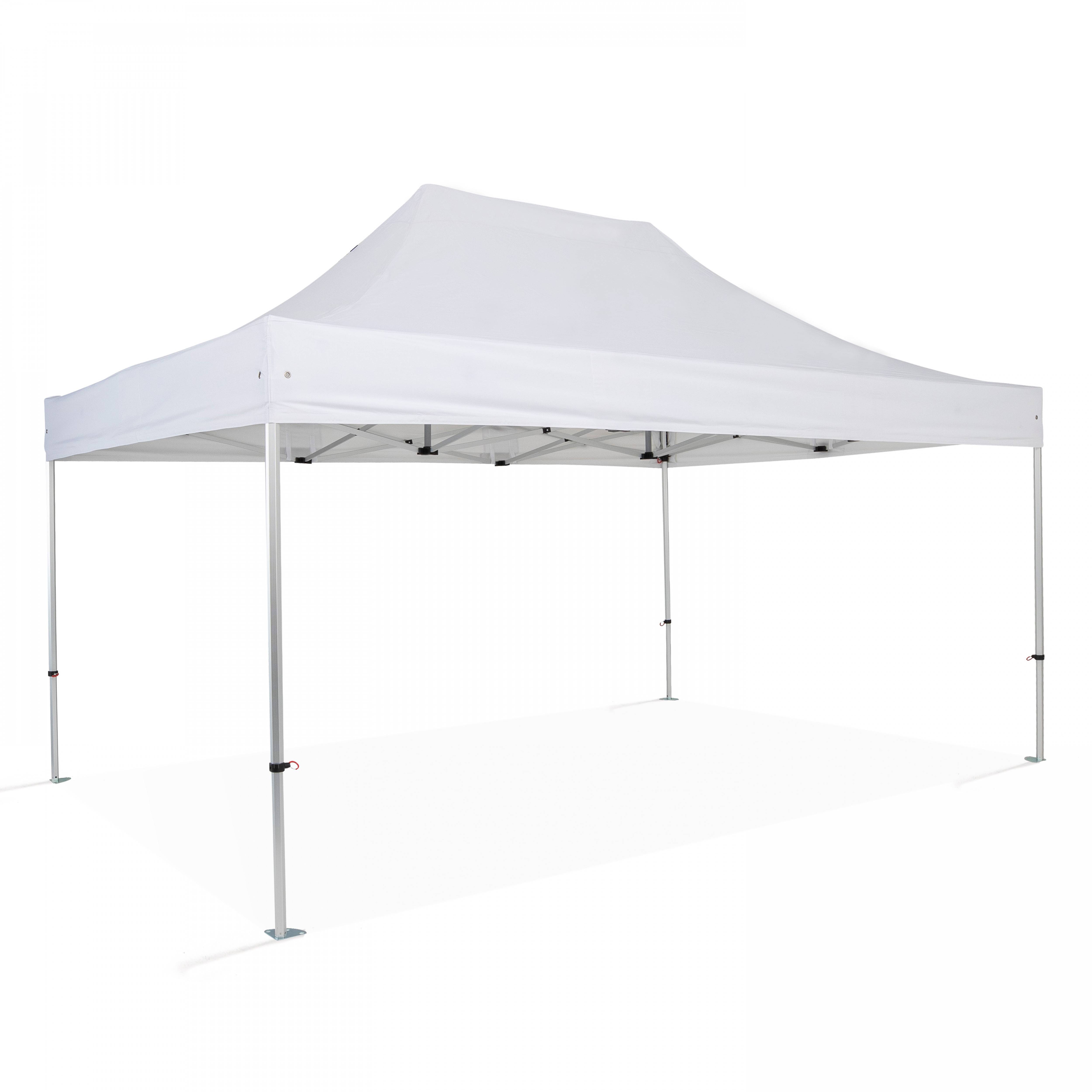 Oviala - Tente pliante 3x4,5m 300g/m² 40MM blanc PRO 40 - Oviala - Imagen 2