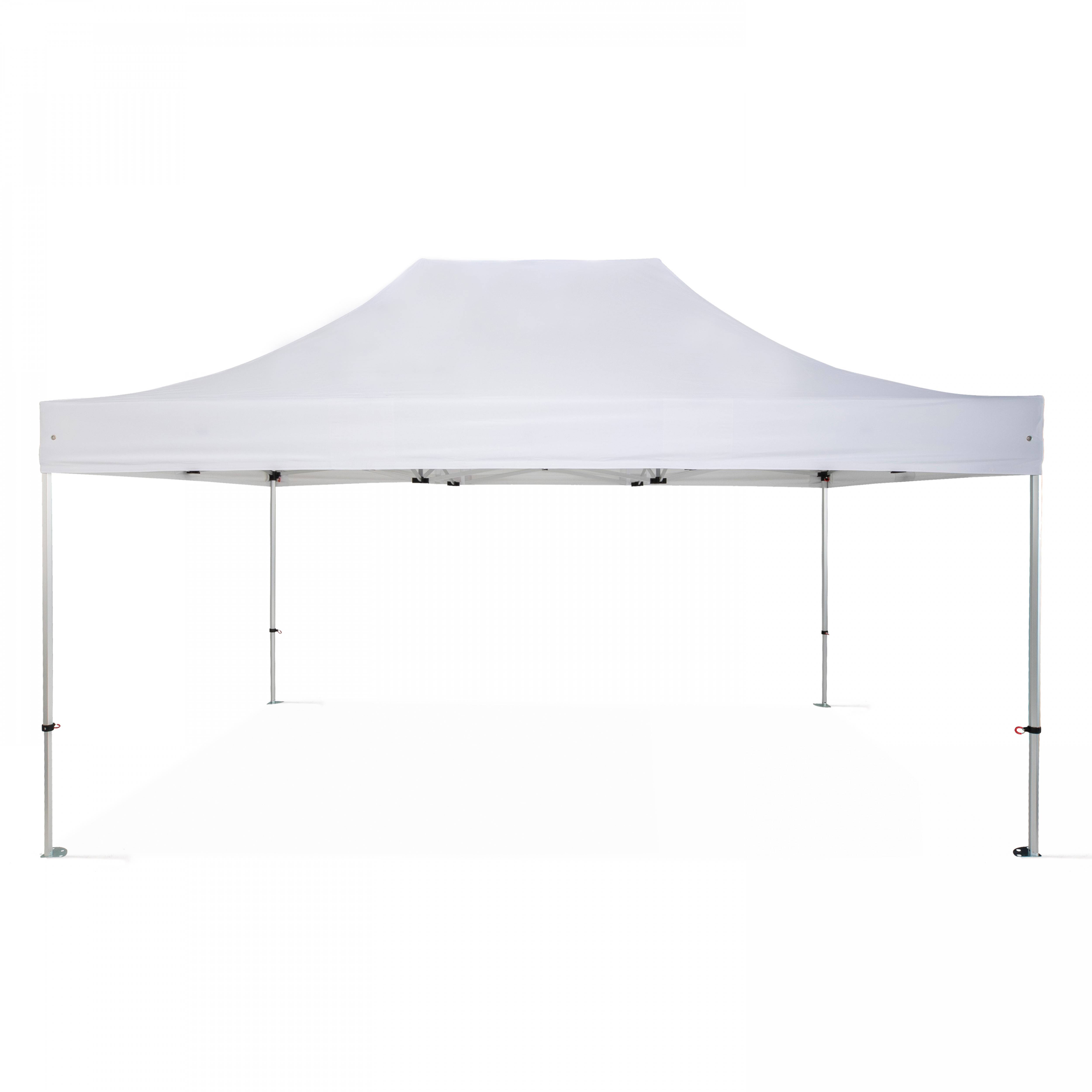 Oviala - Tente pliante 3x4,5m 300g/m² 40MM blanc PRO 40 - Oviala - Imagen 1
