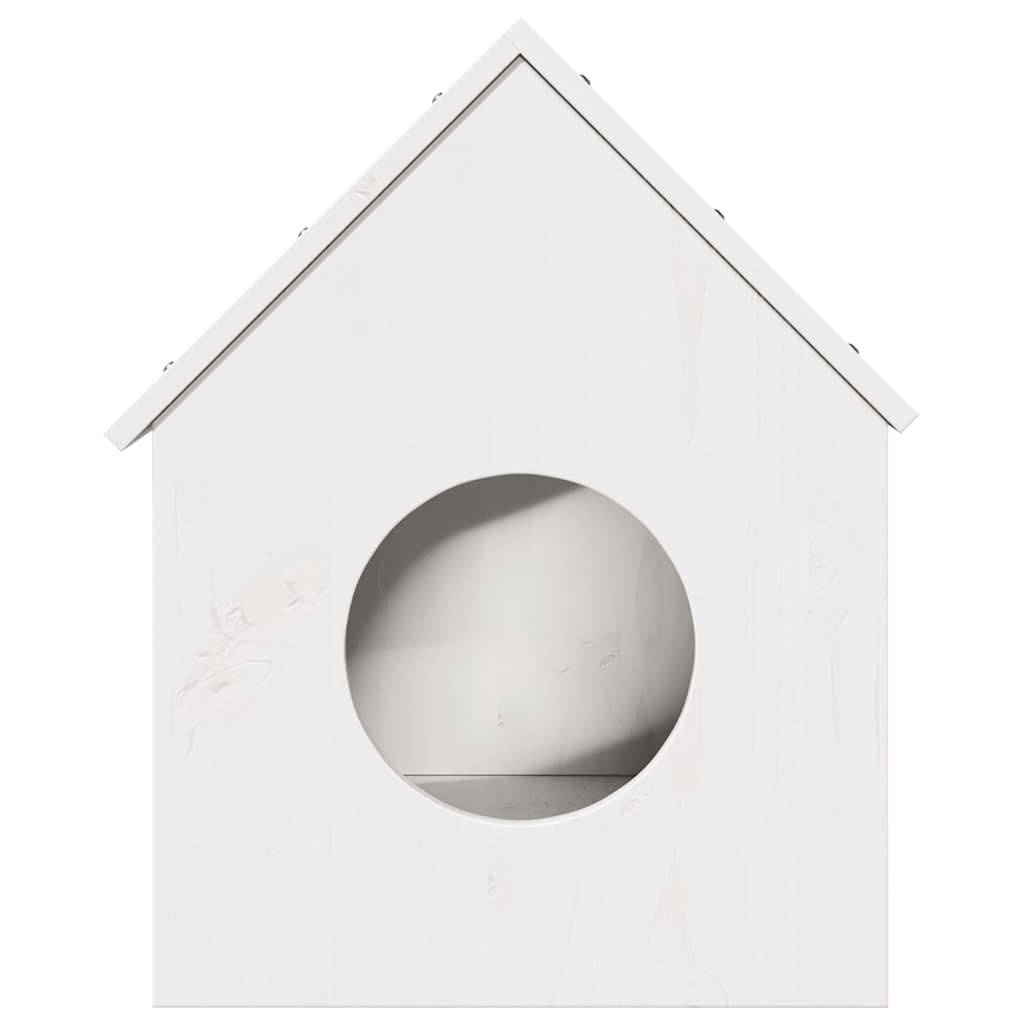 Maison pour chat bois de pin blanc 41 x 50 x 50 cm - PANGIVO - Image 3
