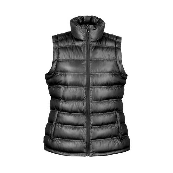 Bodywarmer matelassé protège-menton FEMME Result ICE BIRD PADDED Noir XS